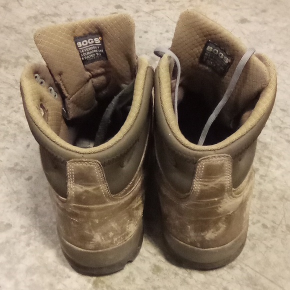 Bogs waterproof men's brown leather boots size 13 - Picture 7 of 13